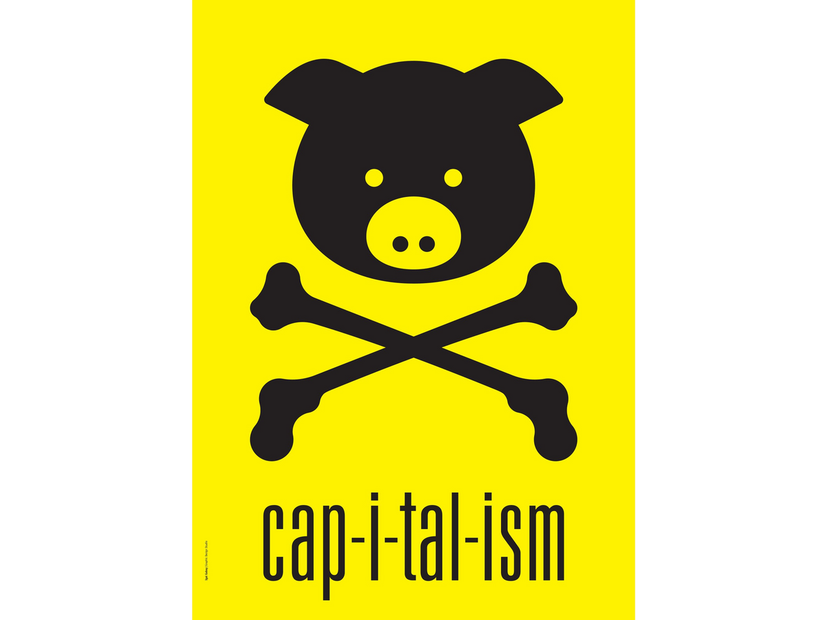 Printed Posters - "Capitalism", Designed by Igal Gabay