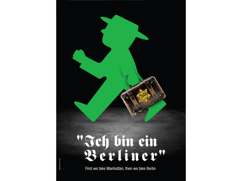 Printed Posters - "Ich bin ein Berliner", Social Poster, Designed by Igal Gabay