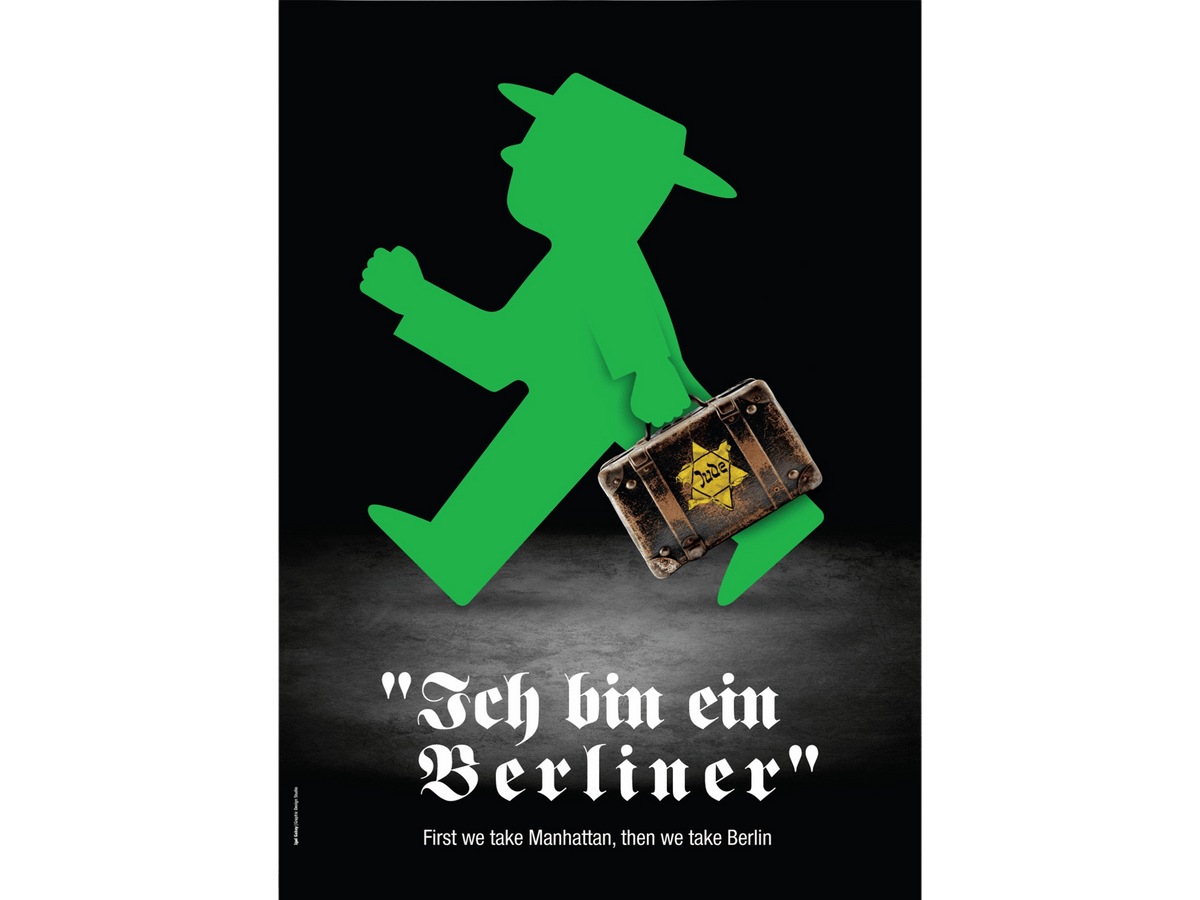 Printed Posters - "Ich bin ein Berliner", Social Poster, Designed by Igal Gabay