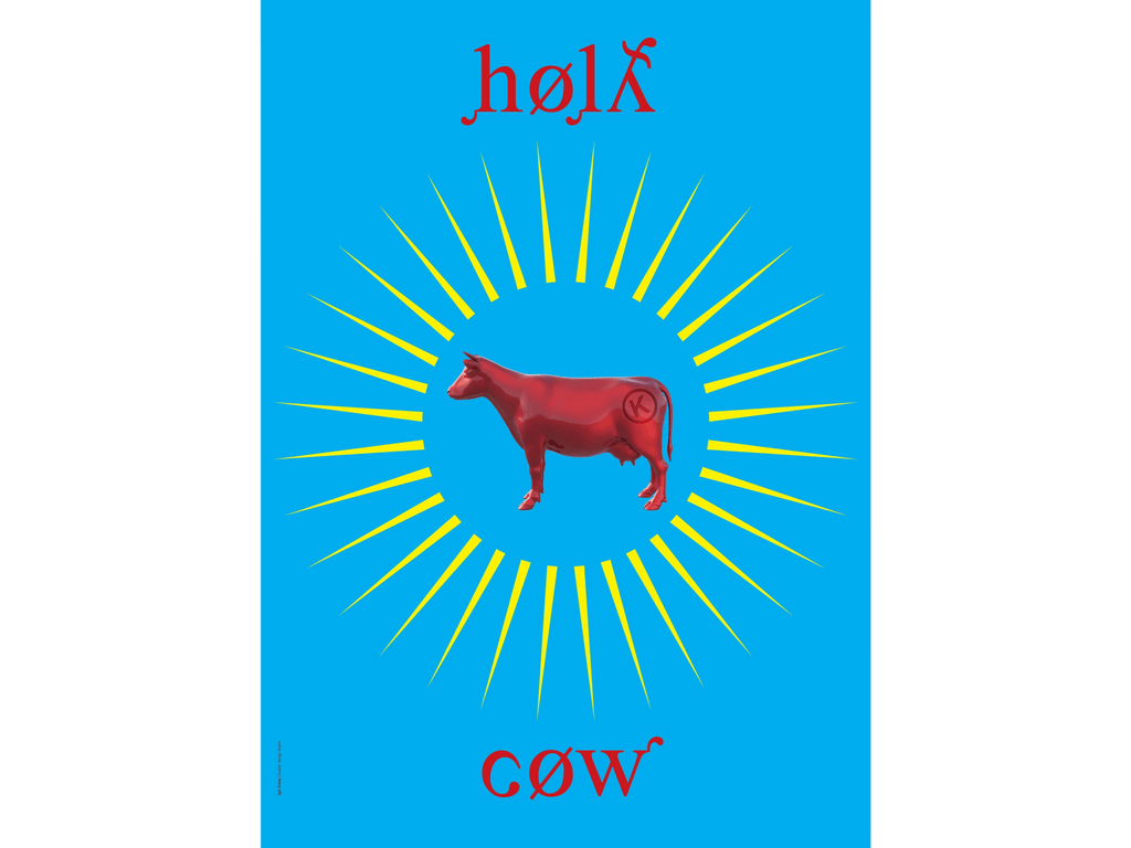 Printed Posters - "Holy Cow", Designed by Igal Gabay