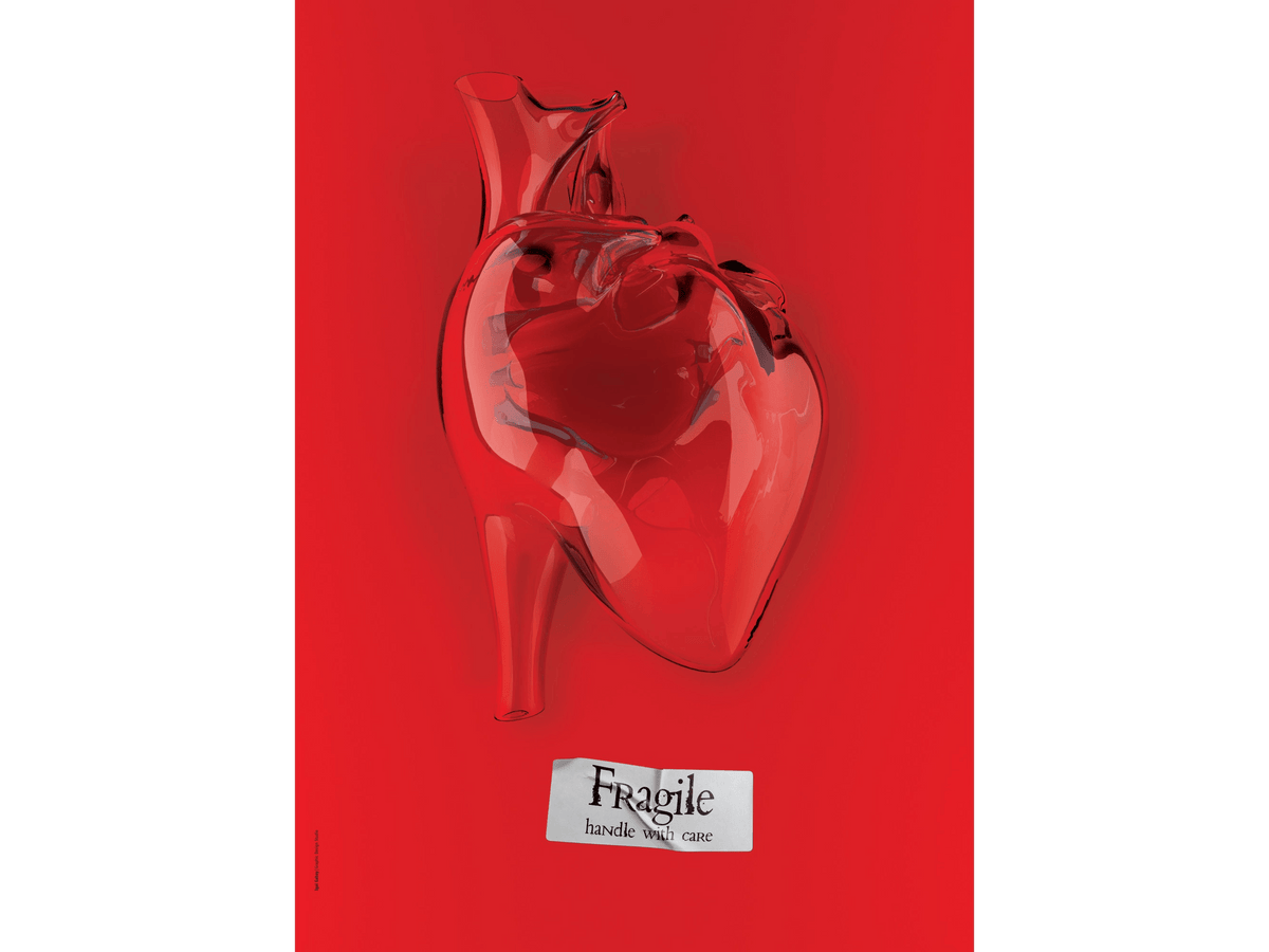Printed Posters - "Fragile", Designed by Igal Gabay