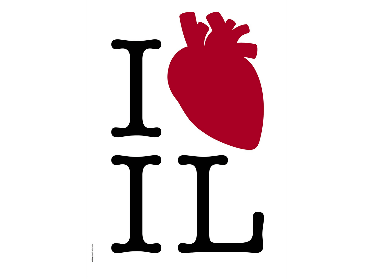 Printed Posters - "I Love Israel", Designed by Igal Gabay
