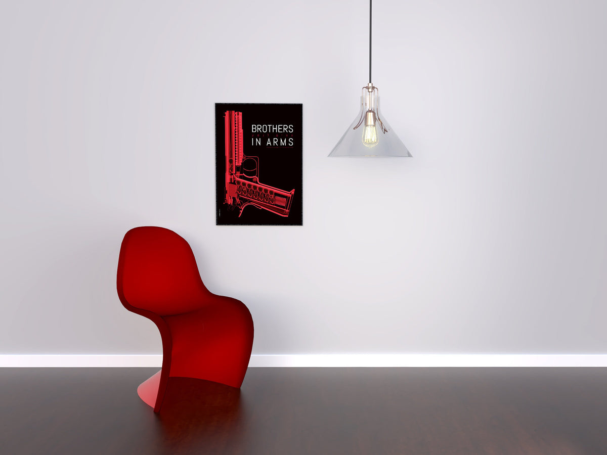 Printed Posters - "Brothers in arms", Against wars Poster, Designed by Igal Gabay
