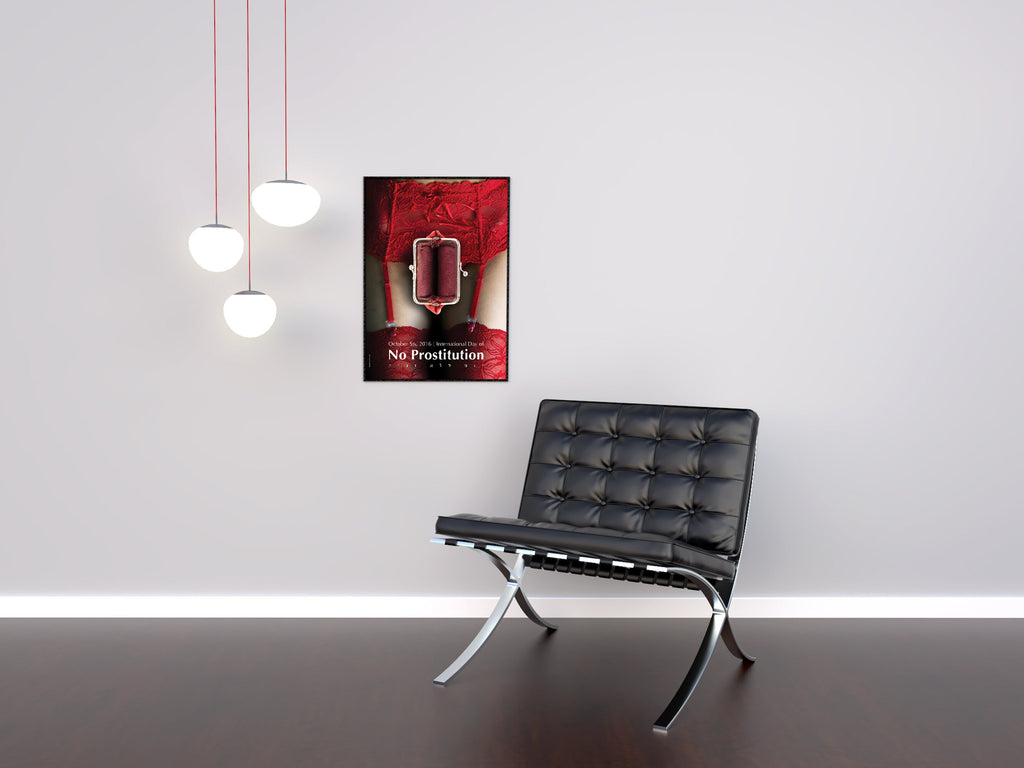 Printed Posters - "No Prostitution", Against Prostitution poster, Designed by Igal Gabay