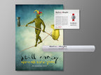 Printed Posters - "Still crasy after all these years", Against wars Poster, Middle East, Designed by Igal Gabay