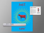 Printed Posters - "Holy Cow", Designed by Igal Gabay