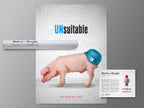 Poster - "UNsuitable", Social Poster, Political Poster, Middle East, Designed by Igal Gabay