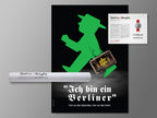 Printed Posters - "Ich bin ein Berliner", Social Poster, Designed by Igal Gabay